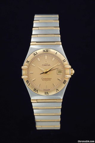 Omega Constellation in Stahl Gold