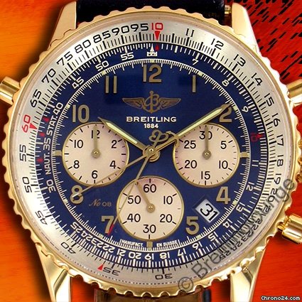 replica Breitling Navitimer 92  Rattrapante 18 Kt Gold Split Second limited 25 WATCHES 1 