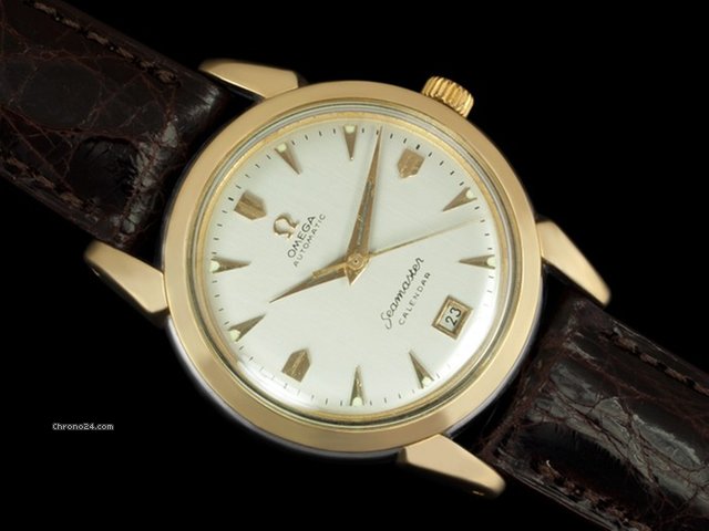 Omega 1952 OMEGA VINTAGE SEAMASTER, Automatic Date, 14K Gold & Sta
