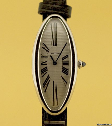 Cartier RARE BAIGNOIRE ALLONGE WG 18K