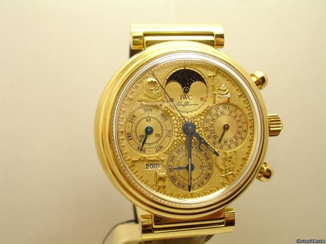 replica IWC Da Vinci Tourbillon in 18K Gelbgold 2/50 WATCHES 1 