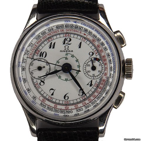 Omega Chronograph 33,3 Chro vintage EMAILLE