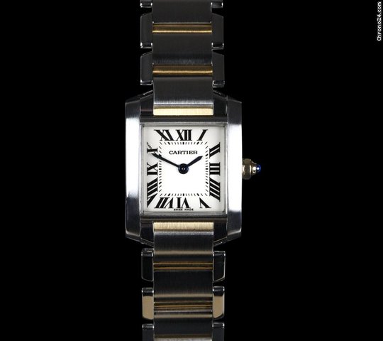 Cartier Tank Francaise 18k/SS Ladies