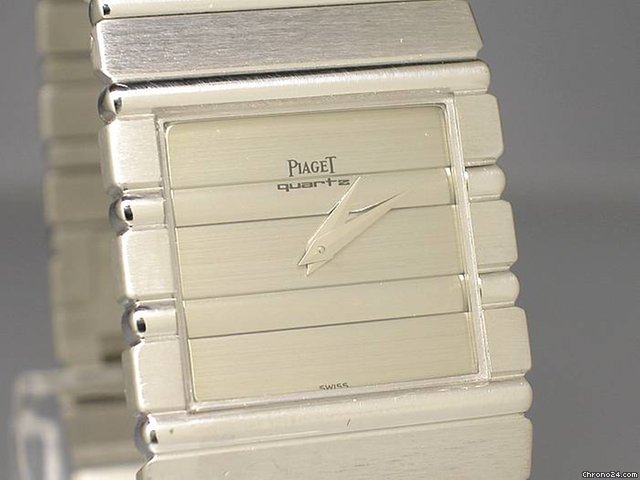 replica Piaget "Massive Wei golduhr mit Quartzwerk" 18K/750 Wei gold WATCHES 1 