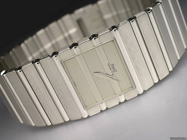 Piaget "Massive Wei golduhr mit Quartzwerk" 18K/750 Wei gold