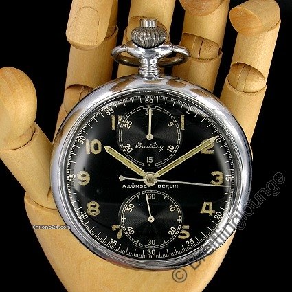 Breitling 605 NR - II. Weltkrieg  Military Taschenchronograph