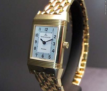 Jaeger-LeCoultre REVERSO DAME MIT GOLDBAND