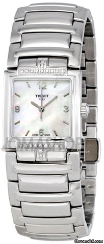 Tissot T-Evocation White Dial Stainless Steel Ladies Watch T0513106111700