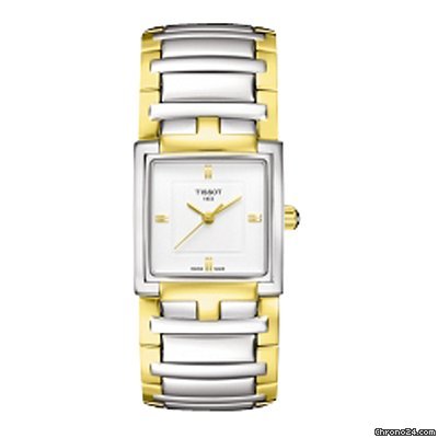 Tissot T-Evocation White Dial Stainless Steel Ladies Watch T0513102203100