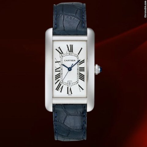 Cartier Tank Americaine Big Size Oro Bianco Ref. W2603256