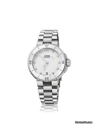 Oris Diving Aquis Date Diamonds NEU incl MWST mit Box+Papieren