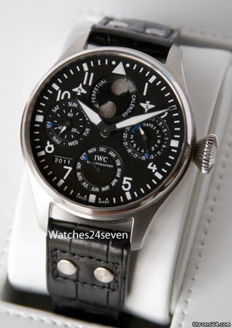 replica IWC Big Pilot Perpetual Calendar 7 day Automatic Stainlees Special Edition Middle East IW502620 WATCHES 1 