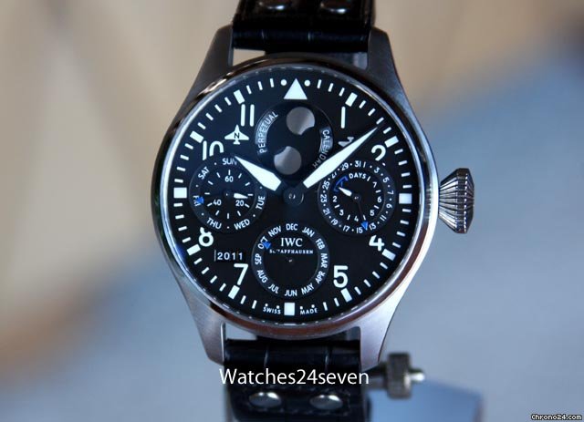 IWC Big Pilot Perpetual Calendar 7 day Automatic Stainlees Special Edition Middle East IW502620