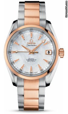 Omega Seamaster Aqua Terra Chronometer 38.5 mm Steel And Red Gold