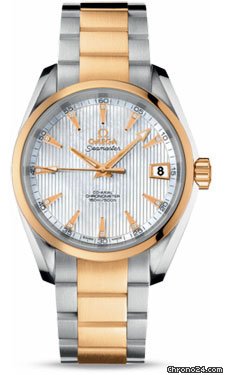 Omega Seamaster Aqua Terra Chronometer 38.5 mm Steel And Yellow Gold