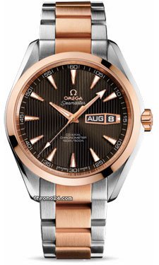 Omega Seamaster Aqua Terra Annual Calendar Steel And Red Gold