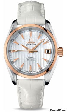 Omega Seamaster Aqua Terra Chronometer 38.5 mm Steel And Red Gold