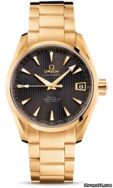Omega Seamaster Aqua Terra Chronometer 38.5 mm Yellow Gold
