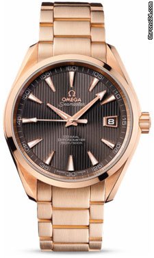 Omega Seamaster Aqua Terra Chronometer 41.5 mm Red Gold
