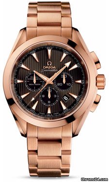 Omega Seamaster Aqua Terra Chronograph Red Gold