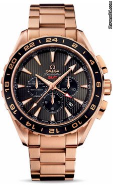 Omega Seamaster Aqua Terra Chronograph Red Gold