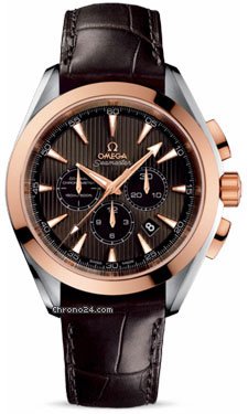 Omega Seamaster Aqua Terra Chronograph Steel And Red Gold