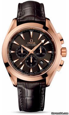 Omega Seamaster Aqua Terra Chronograph Red Gold