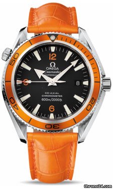 Omega Seamaster Planet Ocean 42 mm Stainless Steel On Leather