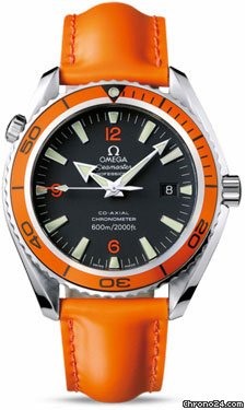 Omega Seamaster Planet Ocean Big Size Stainless Steel On Rubber