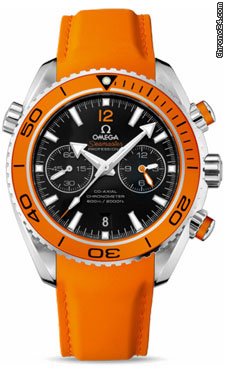 Omega Seamaster Planet Ocean Chrono 45.5 mm Stainless Steel On Rubber