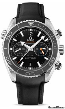 Omega Seamaster Planet Ocean Chrono 45.5 mm Stainless Steel On Rubber