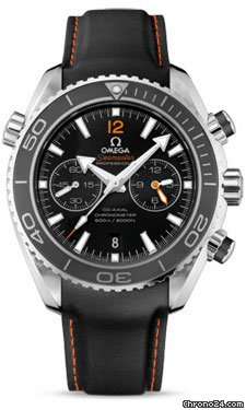 Omega Seamaster Planet Ocean Chrono 45.5 mm Stainless Steel On Rubber