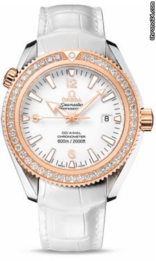 Omega Seamaster Planet Ocean 42 mm Red Gold On Leather
