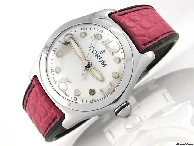 Corum Damen "BUBBLE" Edelstahl Quarz