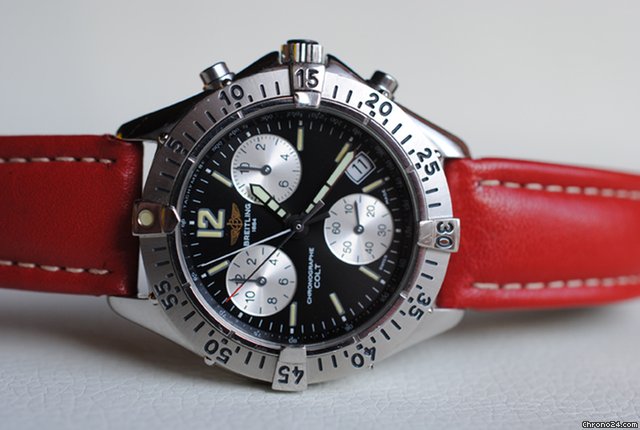 Breitling COLT  CHRONOGRAPHE  mit Originalpapieren im Originalkarton