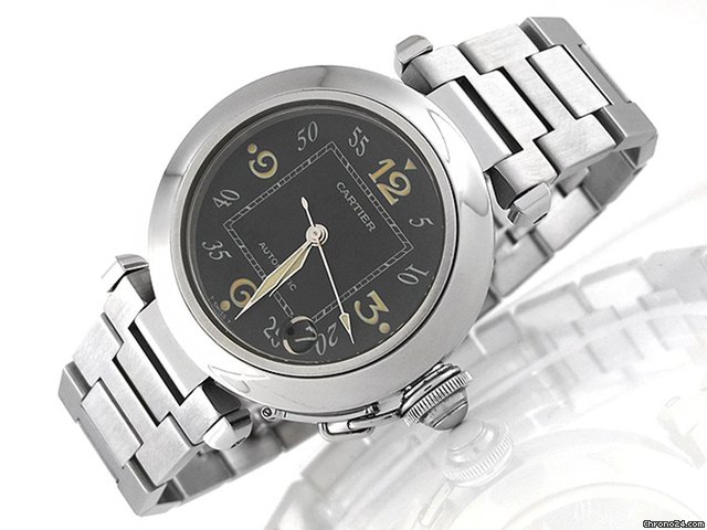 Cartier "PASHA C" Edelstahl Automatik
