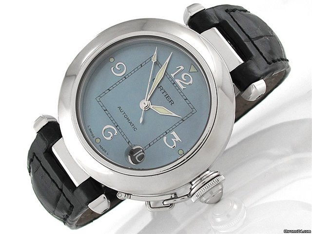 Cartier "PASHA" Edelstahl Automatik