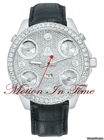 Jacob & Co. FIVE TIMEZONE "ALL DIAMOND" 47mm SPECIAL EDITION