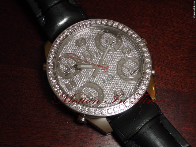 Jacob & Co. FIVE TIMEZONE "ALL DIAMOND" 47mm AUTOMATIC SPECIAL EDITION WATCHES 2