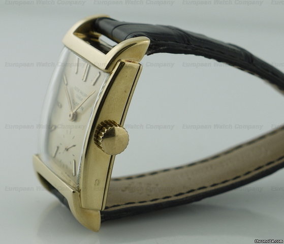 replica Patek Philippe 2476 Rectangular "Bombe"  18K YG WATCHES 1 