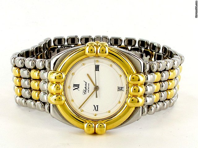 replica Chopard "Gstaad", Stahl/18K Gold, 2 Ersatzglieder WATCHES 1 