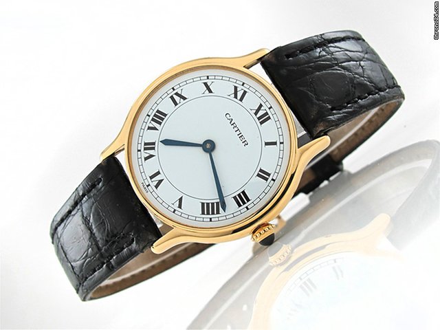 Cartier Damen 750/- Gelbgold Handaufzug