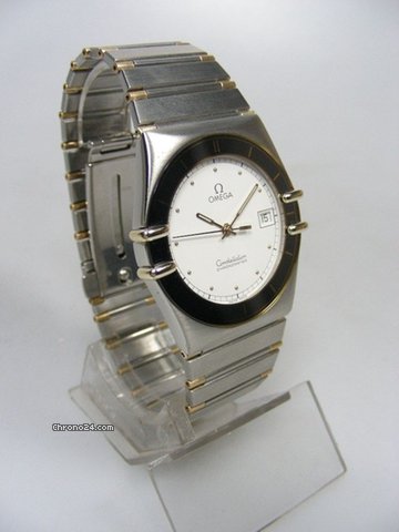 replica Omega Constellation grande taille or/acier cadran blanc WATCHES 1 