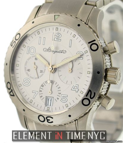 Breguet Type XX Transatlantique Chronograph Silver Dial 39mm