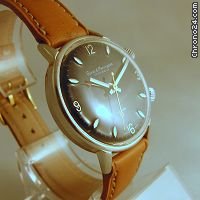 replica Girard Perregaux vintage alarm meca black gilt dial WATCHES 1 