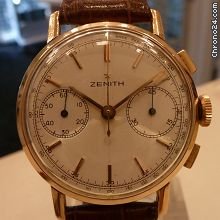 Zenith chrono 2 register meca solid gold