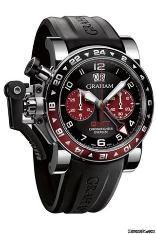 Graham Chronofighter Oversize GMT Steel