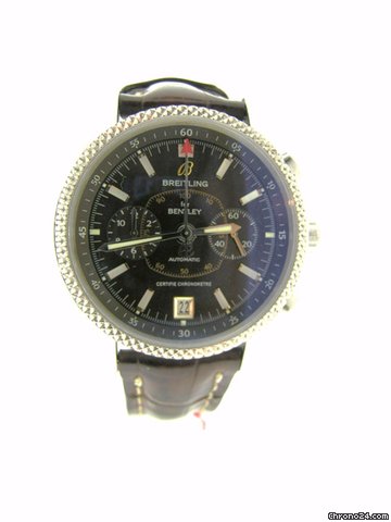 Breitling FOR BENTLEY Acier / platine AUTOMATIC CHRONOMETER CHRONOGRAPH REF P 26362