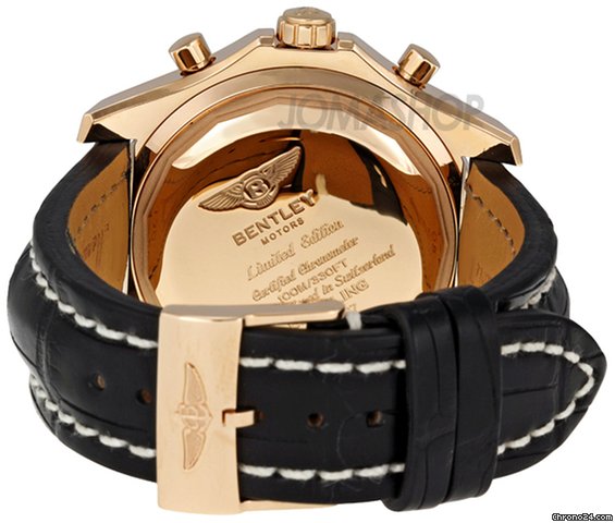 replica Breitling Bentley Motors Black Dial 18kt Rose Gold Automatic Mens Watch R2536712-B953BKCT WATCHES 1 