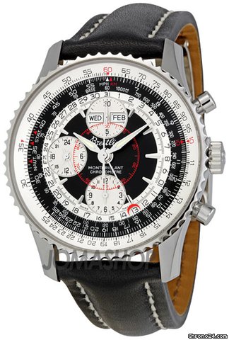 Breitling Montbrilliant Datora Black Dial Chronograph Mens Watch A2133012-B993BKLD